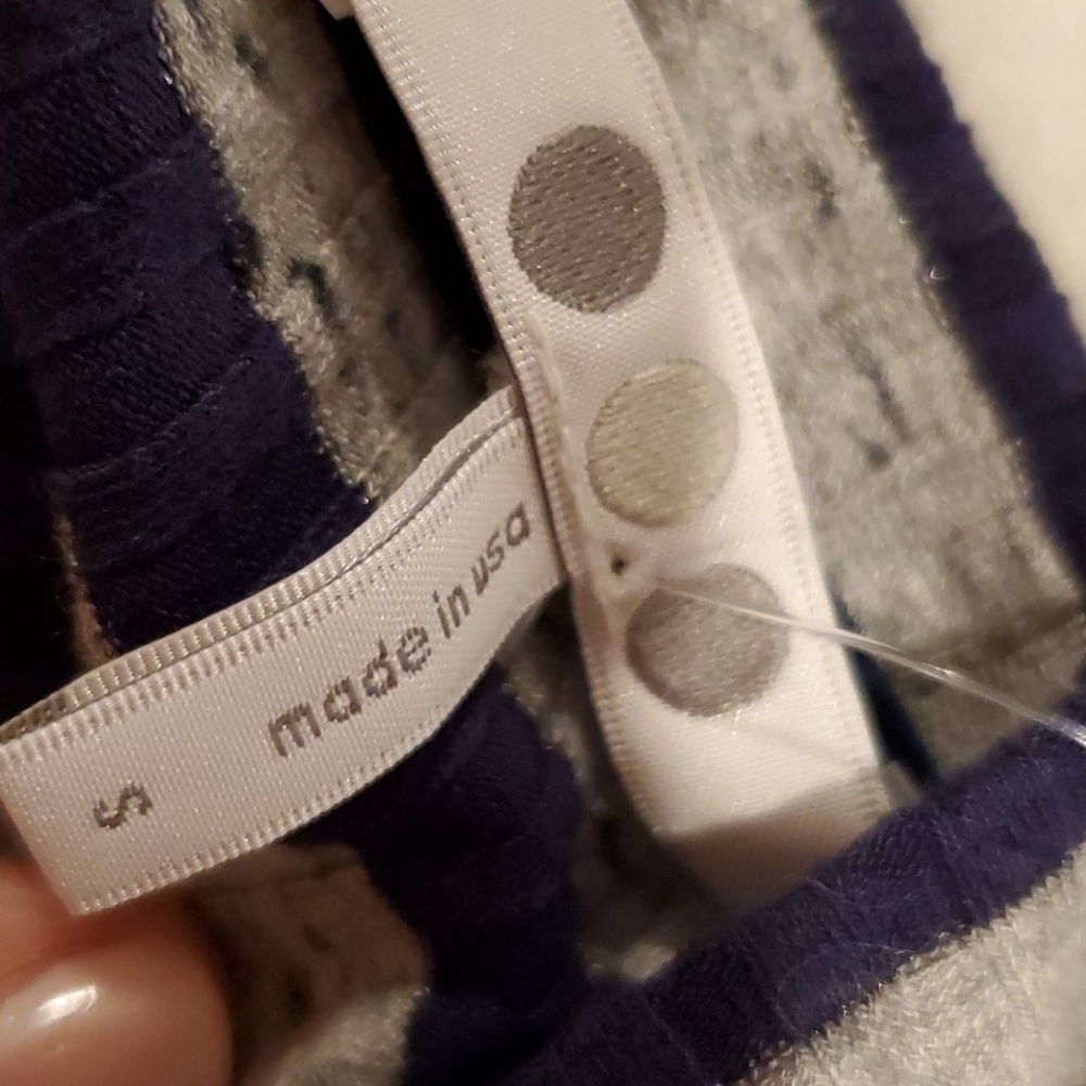 THREE Dots Poorboy Ribbed Long Sleeve Button Top - Picture 9 of 10